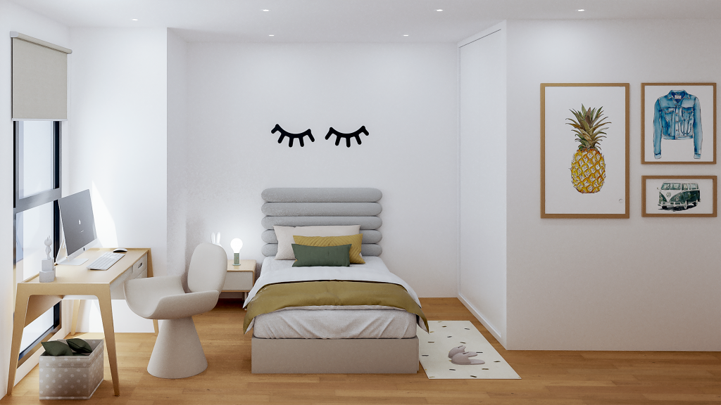 BC Promociones - Promoción Pizarro - DORMITORIO INDIVIDUAL